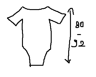 Ukážka veľkosti 80-92
