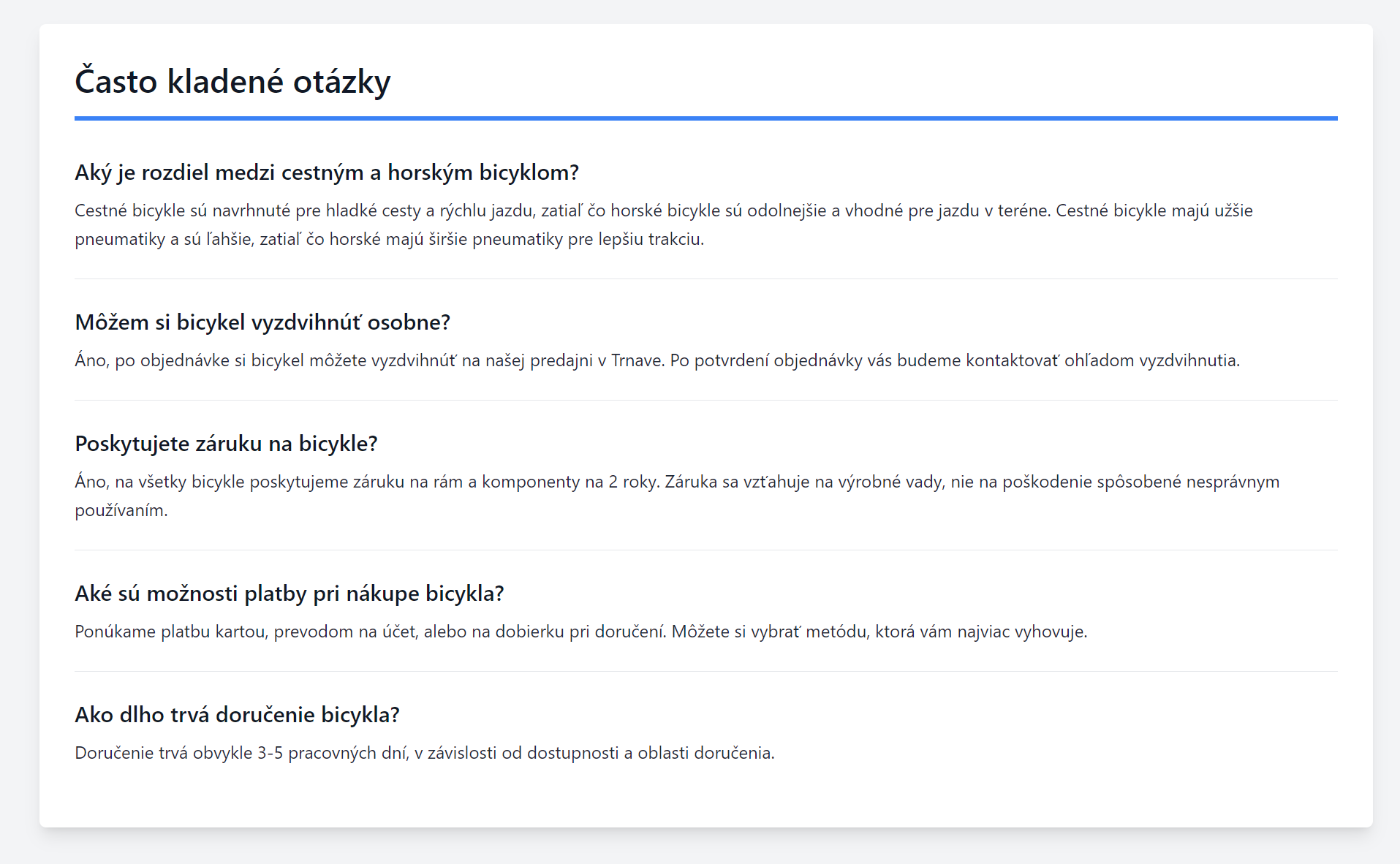FAQ