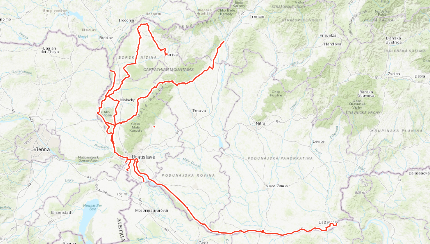 Mapa cyklotrás