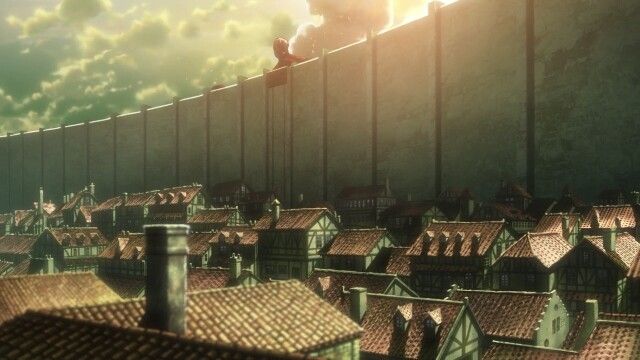 Múry v Attack on Titan
