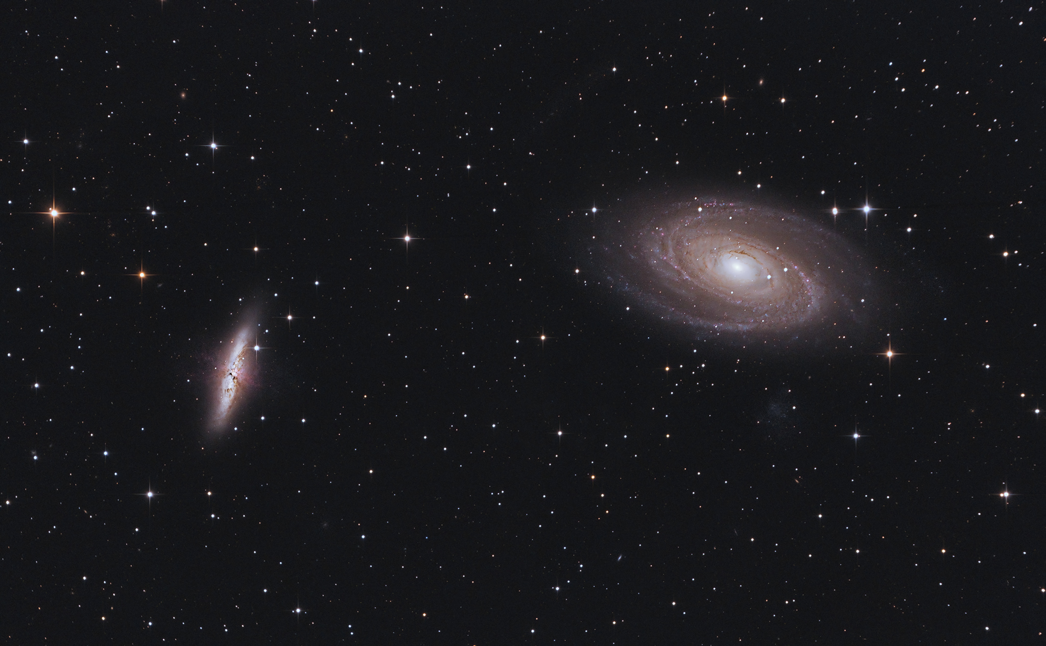 Galaxie M81 a M82