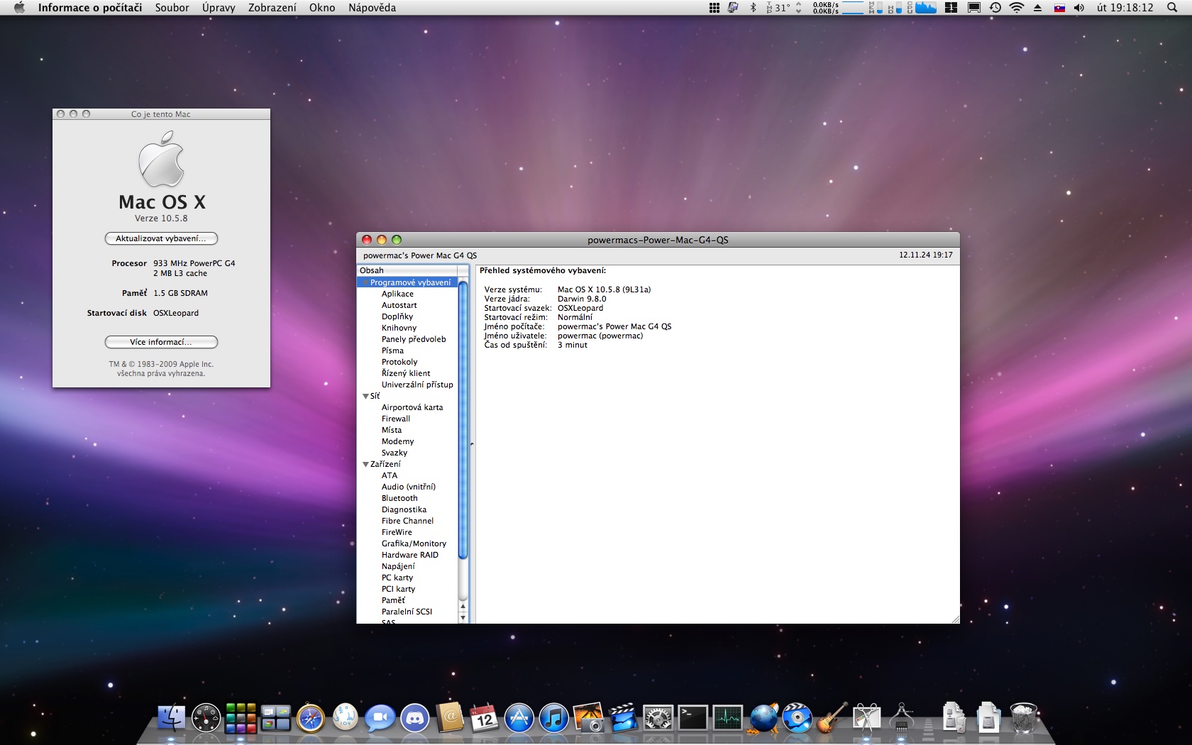 Mac OS X 10.5