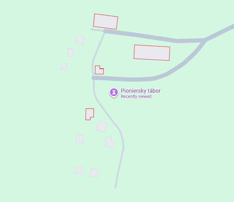 Mapa areálu