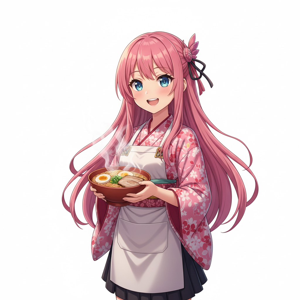 Anime character illustration