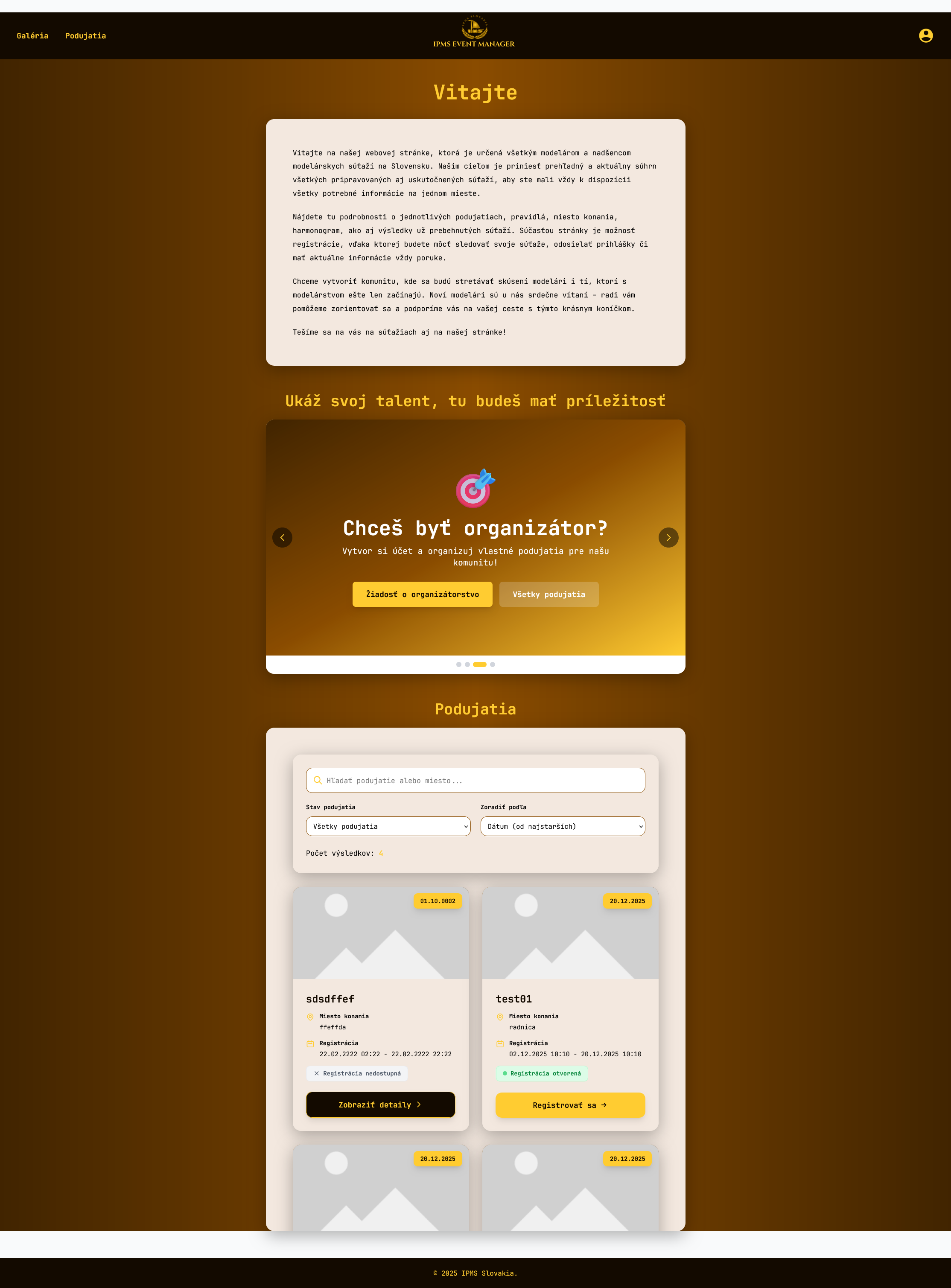 Landing page